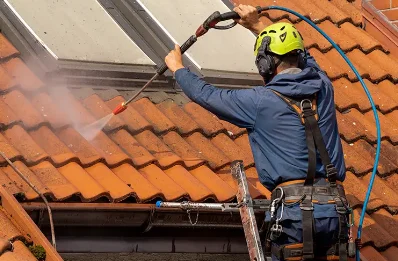Démoussage et hydrofuge de toiture à Sauvain